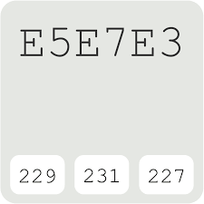 Clark Kensington Frost Cw C3 E5e7e3 Hex Color Code