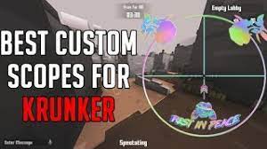Map makers of krunker is krunker.io's official map making community! Best Scopes And Crosshair For Krunker More Than 300 Scopes Youtube
