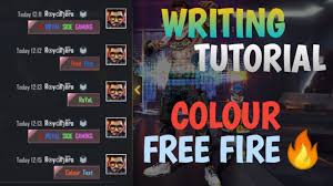 Browse and add best hashtags to amplify your creativity on picsart community! How To Write Colour Text In Free Fire Coloured Text In Free Fire Free Fire Tips And Tricks Youtube