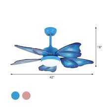 The delta wing is a fancy and trendy fan that comes with an oil rubbed bronze. Cute Childrens Bedroom Butterfly Wing Hanging Fan Light Led Ceiling Lamp 5 Blades Ceiling Fan Kids Room Ceiling Fan With Light And Remote Control Blue 102x45cm 40x18inch Lamps Light Fixtures Tools Home Improvement Ekbotefurniture Com