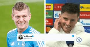 Cedera itu membuat toni kroos batal membela timnas jerman dan kembali ke spanyol.; Still Sleeping Ok Toni Kroos Bites Back At Mason Mount
