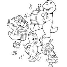 Children will have hours of fun with this barney coloring book. Top 10 Free Printable Barney Coloring Pages Online