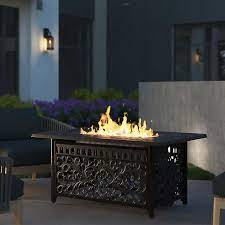 Watch this video featuring products available on costco.com. Sedona Cast Aluminum Rectangular Gas Fire Table Costco