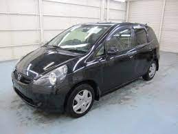 makers honda name fit year oct 2003 model a color black doors 5 seats 5 transmission at fuel japanese used cars honda fit black doors