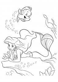 Collection of ariel and flounder coloring page (33) ariel coloring pages ariel and flounder drawings Ariel And Flounder Coloring Pages Mermaid Coloring Pages Colorings Cc