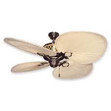 While fans have a very functional role, ceiling fans with lights add a touch of modernity to your space. 56 Gulf Coast Fans Palm Bay Ceiling Fan Antique Brass W Natural Palm Leaf Blades
