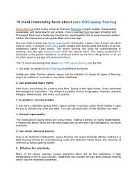 What are volatile organic compounds (vocs)? 10 Most Interesting Facts About Zero Voc Epoxy Flooring By Neopaintsus Issuu