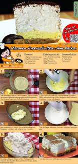 Maronen Cremeschnitten Ohne Backen Rezept Mit Video Backrezepte Rezept Backrezepte Backen Lecker Backen