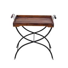 Check spelling or type a new query. Sheesham Wood Butler Tray With Iron Stand Scape Interiors West Ltd
