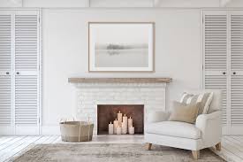 The best thing to hang above a fireplace is a mirror. How To Choose The Best Size Artwork For Your Space Welsh Design Studio