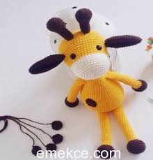 Amigurumi Zurafa Yapilisi Zurafa Orgu Orgu Projeleri