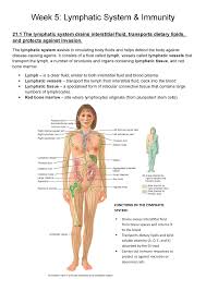 Summary Complete Lymphatic System And Immunity Bmsc11002 Studocu