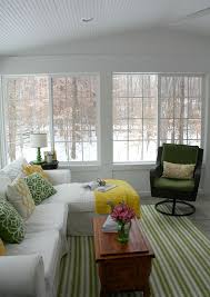 Plus, flowers and other plants aren't very expensive. The View From My Sunroom On A Snowy Winter Day Sunroom Furniture Sunroom Decorating Sunroom Designs