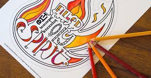 Great confirmation symbol, third glorious mystery, and bible story coloring page for acts chapter 2. Free Downloadable Pentecost Coloring Page For Pentecost