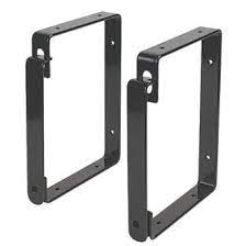 Storage hooks are the perfect solution to help declutter and neaten any garage or outhouse. Smith Locke Ladder Storage Brackets Black 190mm 2 Pack Storage Hooks Screwfix Com