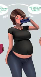 Stress Eating with Aunt Cass (Belly Expansion Comic  - ThisVid.com