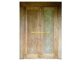 Pintu Utama Dari Kayu Jati Dengan Panel Jati Solid Dan Ukiran Model Elung Berikut Kusen Dan Architraft Pt A 8 Di Lapak Faridas Art Bukalapak