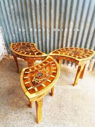 table d appoint bois de thuya table marocaine bois table modulable bois table gigogne ronde bois table marocaine table bois table d appoint