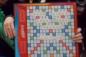 Spelled Out Concert Ticket Surprise For A Date Night For My Daughter And Her Husband Wrapped As A Scrabble G Concert Ticket Gift Concert Tickets Scrabble Game