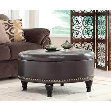 An ottoman coffee table is the ideal set up for any living room where there are coffee lovers. Augusta Storage Ottoman Espresso Osp Home Furnishings Target