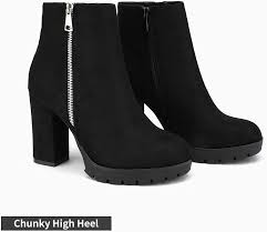 2020 popular 1 trends in shoes, sports & entertainment, novelty & special use with boots knee high heel woman 2018 and 1. Dream Pairs Womens Stomp High Heel Ankle Boots Bootie Vpkovacica Shoes Handbags