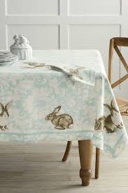 10 Festive Easter Table Runners And Tablecloths For Your Holiday Brunch Easter Table Decorations Easter Table Settings Easter Table Runners