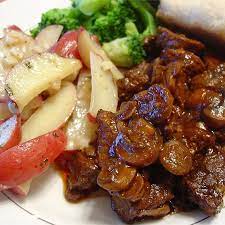 Sirloin Tips And Mushrooms Recipe Entree Recipes Sirloin Tips Beef Dinner