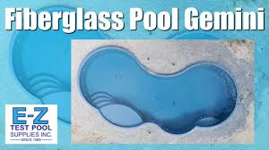 These might be words that come to mind when viewing the gemini. Fiberglass Pool Installation Gemini Model Youtube