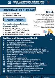 Indeed dapat menerima bayaran dari perusahaan tersebut, membantu agar indeed tetap gratis bagi para pencari kerja. Lowongan Kerja Archives Rsu Dadi Keluarga Ciamis
