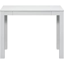 Ameriwood Home Parsons Computer Desk With Drawer White Walmart Com In 2020 Parsons Desk Desk With Drawers White Desk With Drawers
