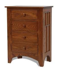 Amish Craftsman Mission 4 Drawer Night Stand Mission Style Furniture Craftsman Style Furniture Nightstand