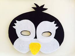 Penguen Figurlu Maske 8 Penguen Oyuncak Paspas