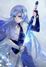 Anime render anime girl with blue and 117172 png images. Long Hair Blue Hair Blue Eyes Anime Girls Blue Clothes Girl With Weapon Sword Anime 1935x2800 Wallpaper Wallhaven Cc