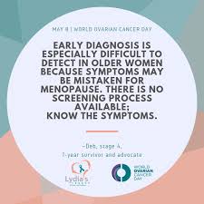 Ovarian cancer often mimics perimenopause do what is right for you: Lydia S Legacy Posts Facebook