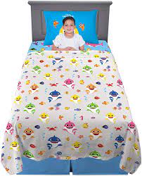 Baby Shark Children Bedding Bedroom Decor Baby Shark Beds Toddler Bed Set Shark Bedding