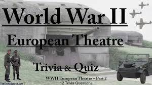 It's actually very easy if you've seen every movie (but you probably haven't). World War Ii History European Theatre Trivia Quiz 1 Youtube
