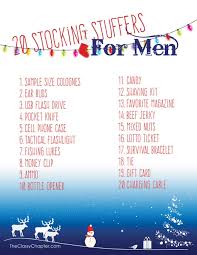 I have a great list of stocking stuffer ideas ready for him. 20 Stocking Stuffer Ideas For Men
