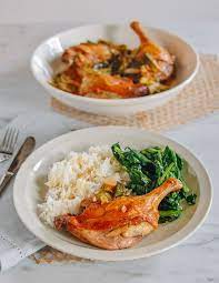Chinese Braised Duck Legs Easy Recipe The Woks Of Life Recipe Braised Duck Recipes Braised