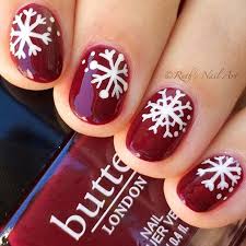 winter inspired nail art ideas