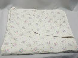 Carter's white pink trim unicorn mini blanket baby lovey gold horn. Vintage Carters Baby Girl Blanket Pink Blue And 50 Similar Items