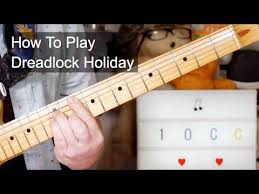 10 Cc Dreadlock Holiday Guitar Tutorial Youtube