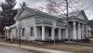 Spectacular Example Of A Greek Revival Home In Tioga Pa It Stands In What Looks To Be Ori Greek Revival Home Neoclassical Architecture Architecture Exterior