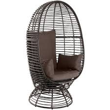 Foster Swivel Wicker Outdoor Egg Chair Wicker Swivel Chair Egg Chair Chair