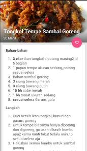 Resep sajian tempe tongkol balado kali ini ialah sajian yang akan bisa anda buat di rumah dengan mudah. Aneka Resep Ikan Tongkol Enak Fur Android Apk Herunterladen