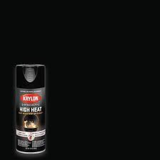 Krylon High Heat Specialty 6 Pack High Heat Satin Black Spray Paint Net Wt 12 Oz Lowes Com Black Spray Paint High Heat Spray Paint Krylon