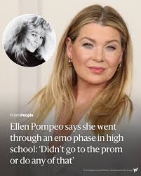 Paging Meredith Grey. Ellen Pompeo wasn't a cool girl in high school, no  prom, no cheerleading. But a trip to see the Rockettes and watching  Michelle Pfeiffer onscreen sparked a dream that