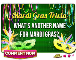 This quiz is designed to test your knowledge of new orleans mardi gras traditions and that includes king cake, baby!! Omg Fortune Free Slots Are You Ready For Trivia Time Our Mardi Gras Question Is What S Another Name For Mardi Gras Comment Collect Http Bit Ly 2ecgciz Facebook