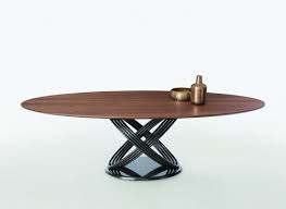 Fusion With Images Oval Table Dining Dining Table Wood Dining Table