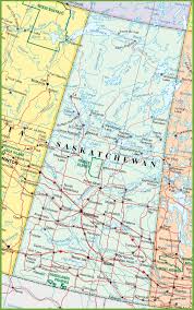 Saskatchewan — is in canada has about 990 cities and towns. Saskatchewan Road Map