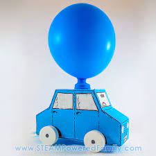 Build A Balloon Car With Recycled Materials